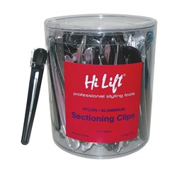 HI LIFT Nylon aluminuim sectioning clips - black 36pcs
